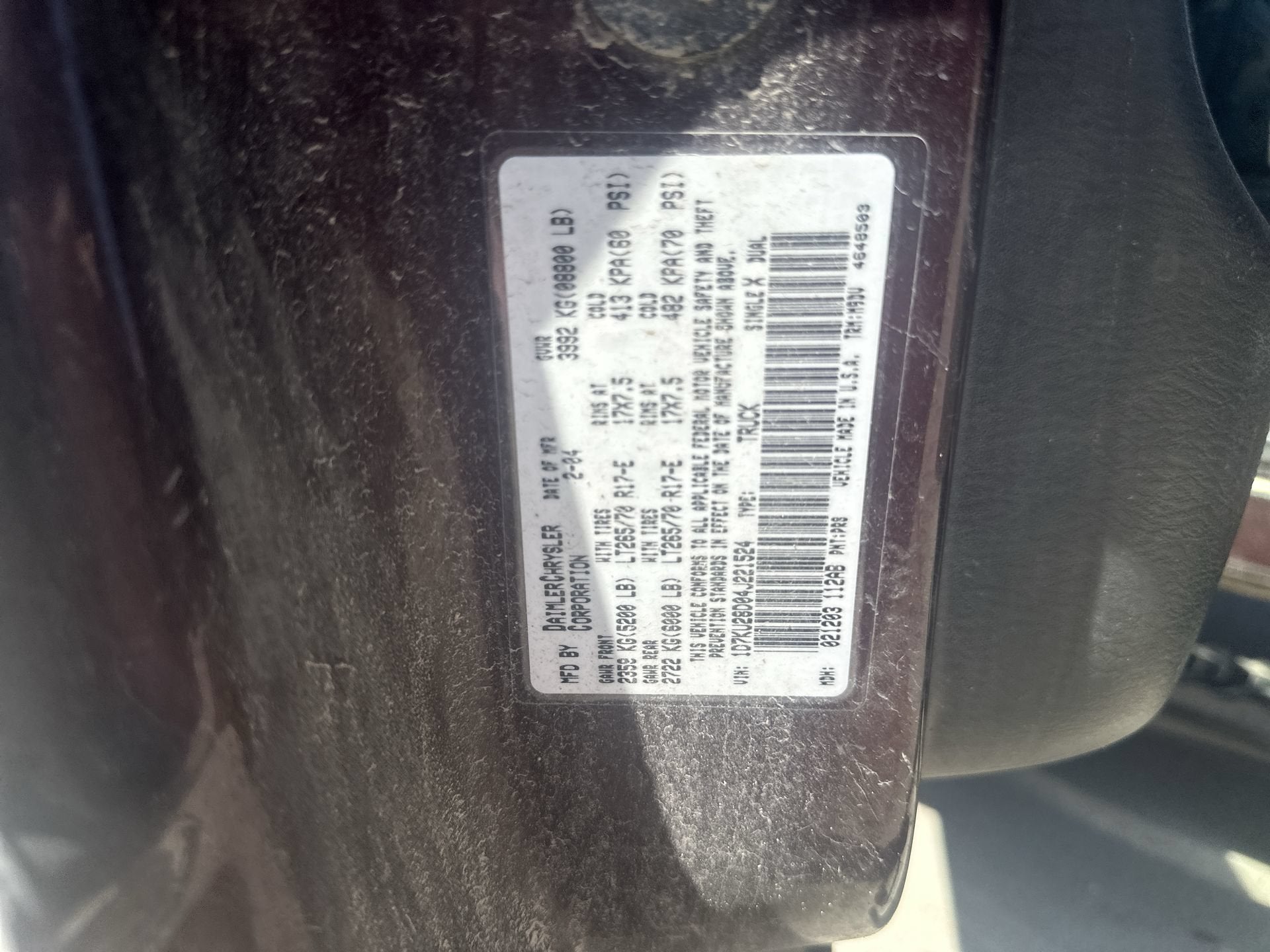 2004 Dodge Ram 2500 SLT