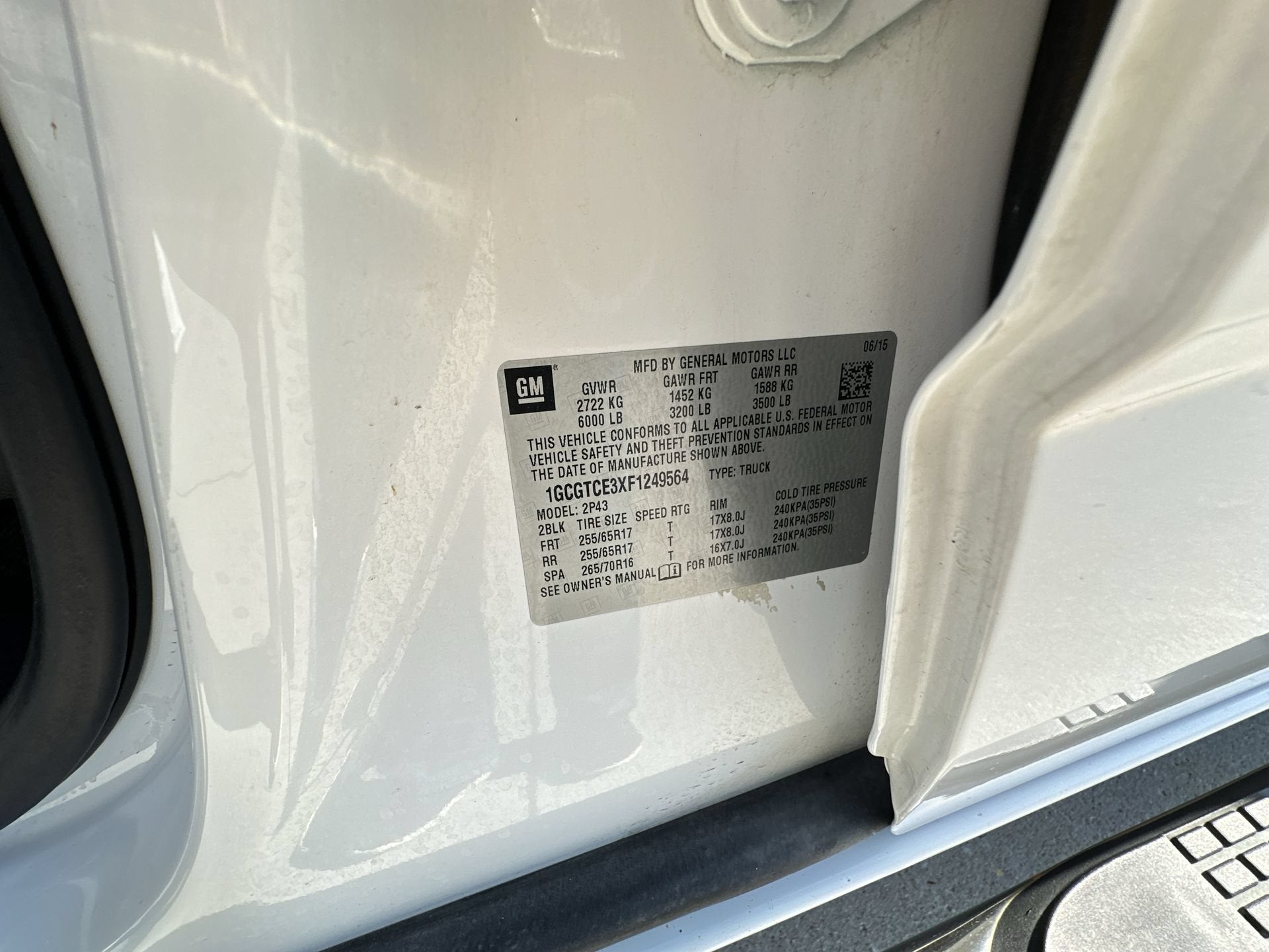 2015 Chevrolet Colorado 4WD Z71