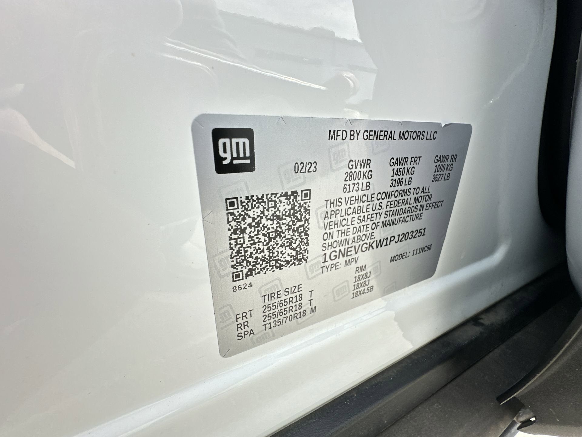 2023 Chevrolet Traverse LT Cloth