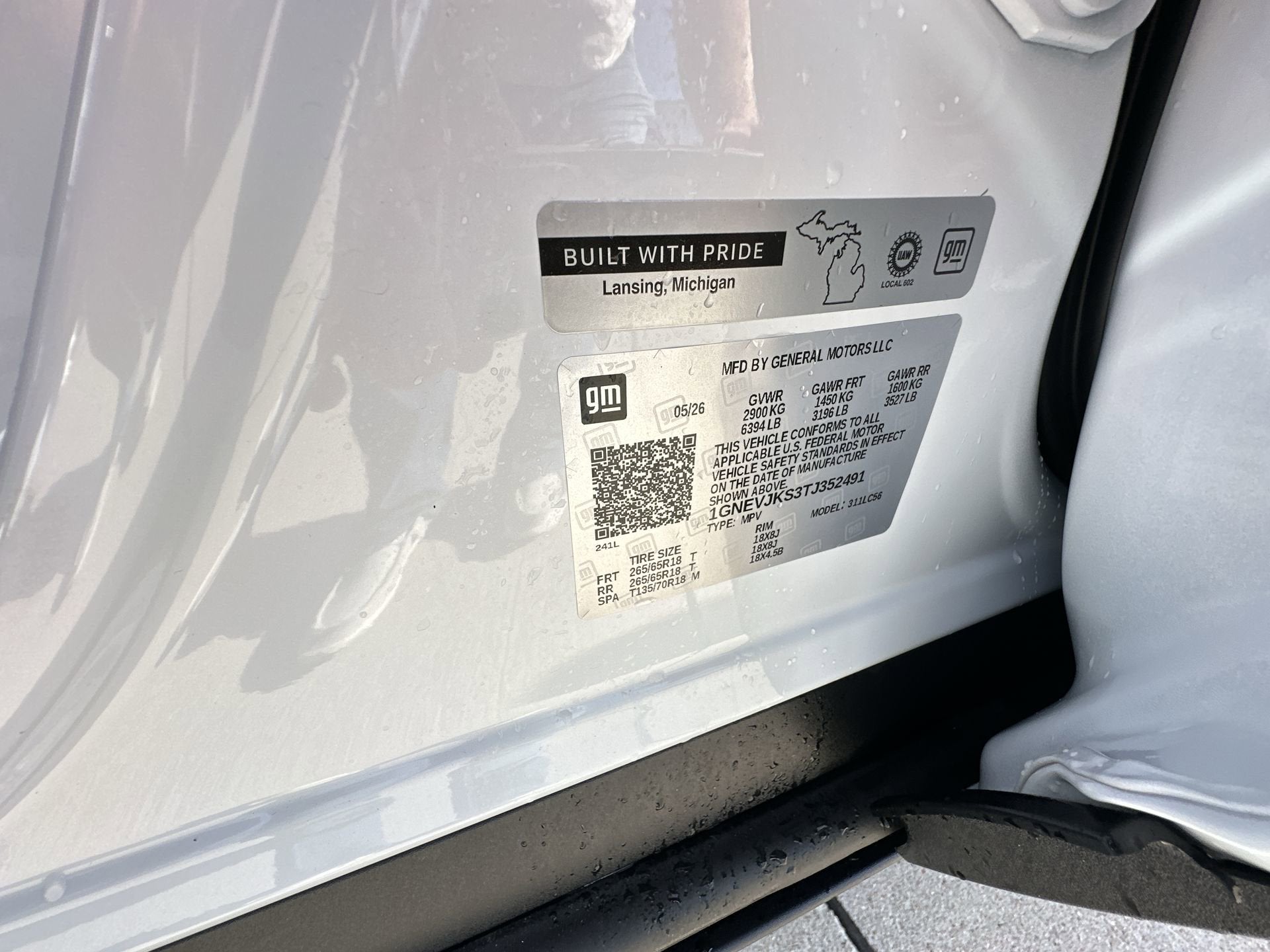 2026 Chevrolet Traverse Z71