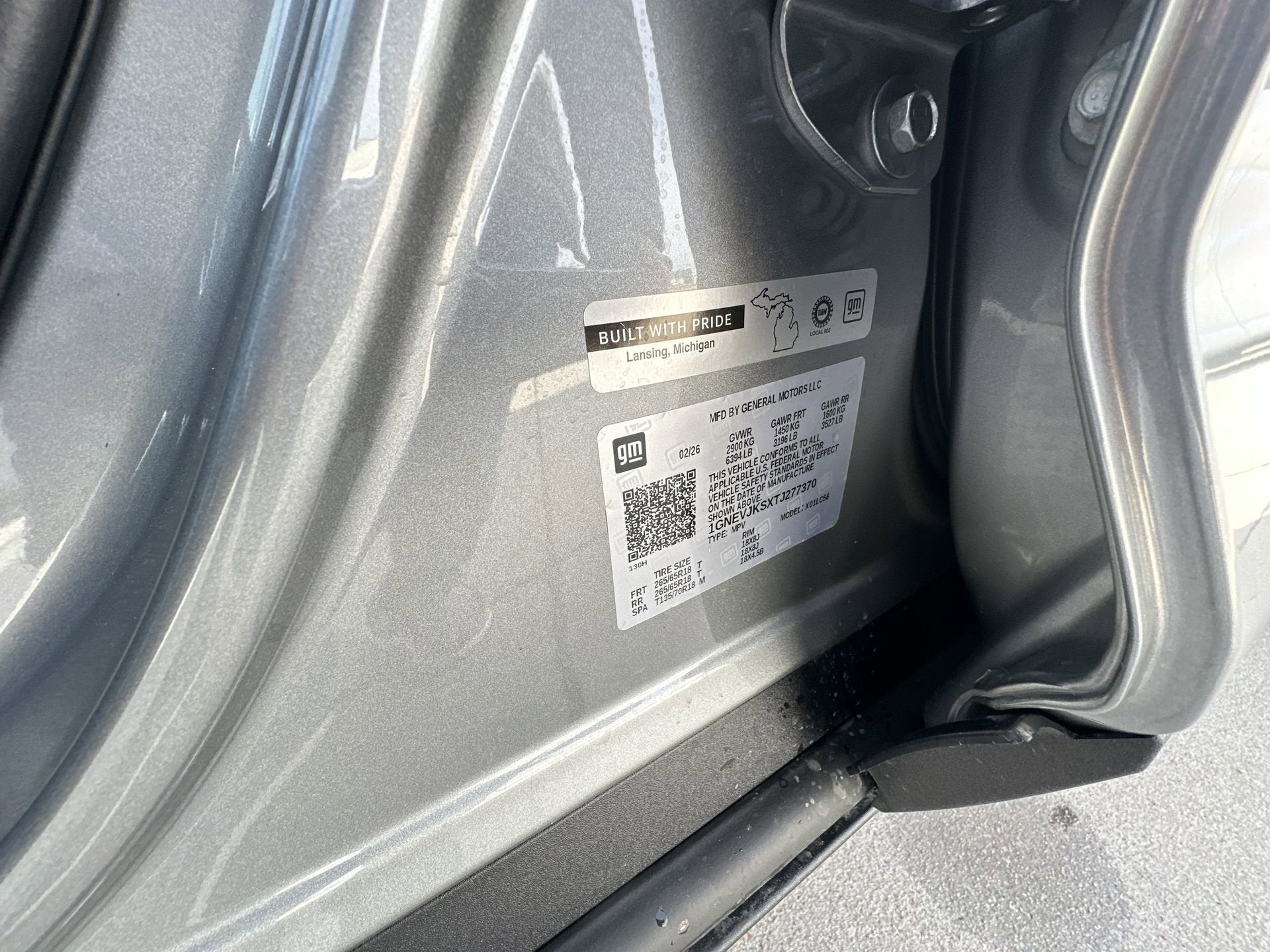 2026 Chevrolet Traverse Z71