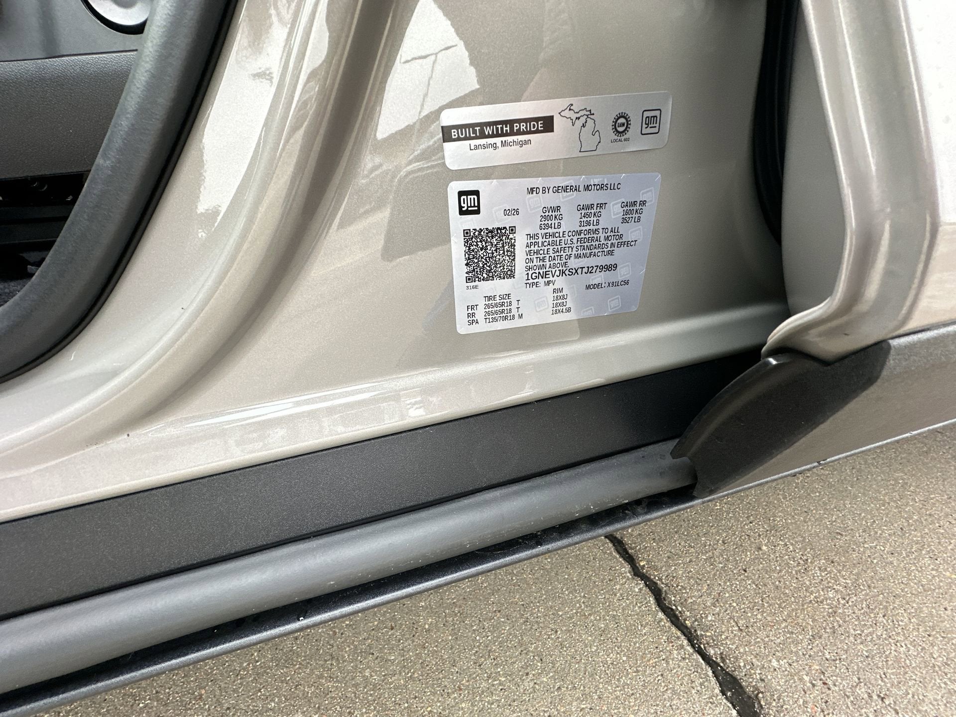 2026 Chevrolet Traverse Z71