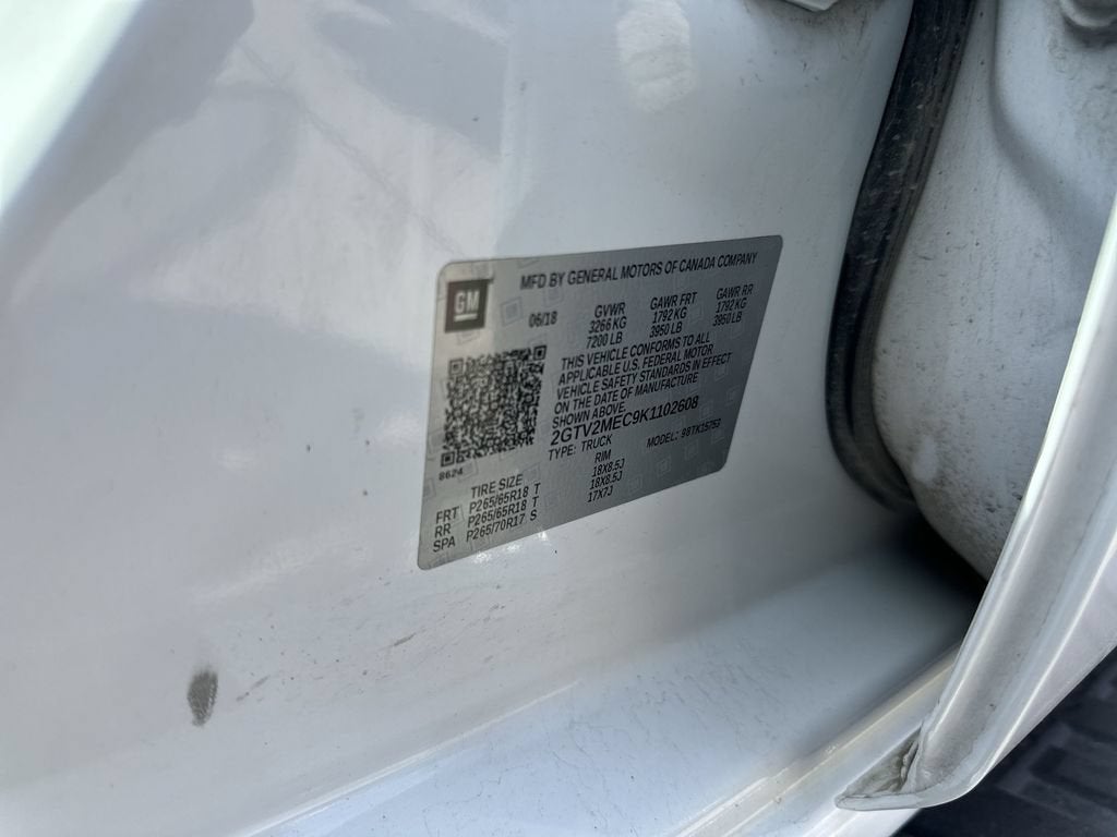 2019 GMC Sierra 1500 Limited SLE