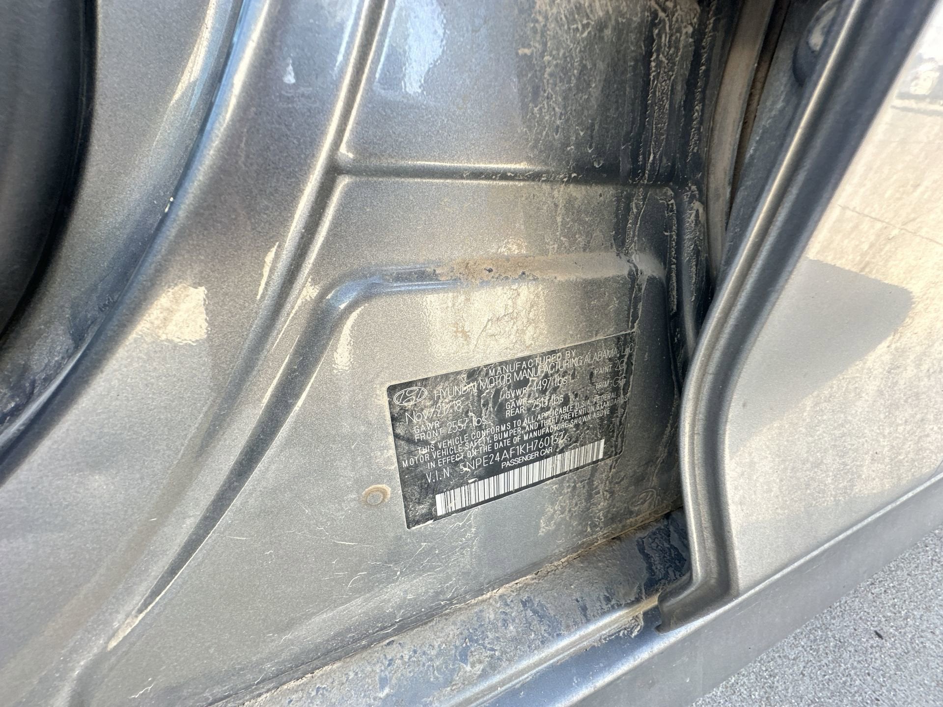 2019 Hyundai SONATA Base