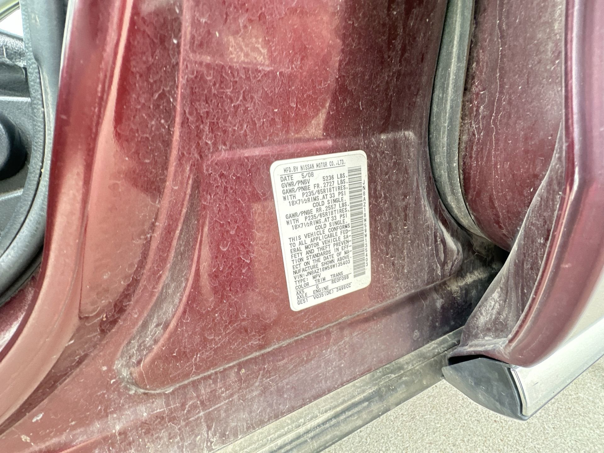 2009 Nissan Murano S