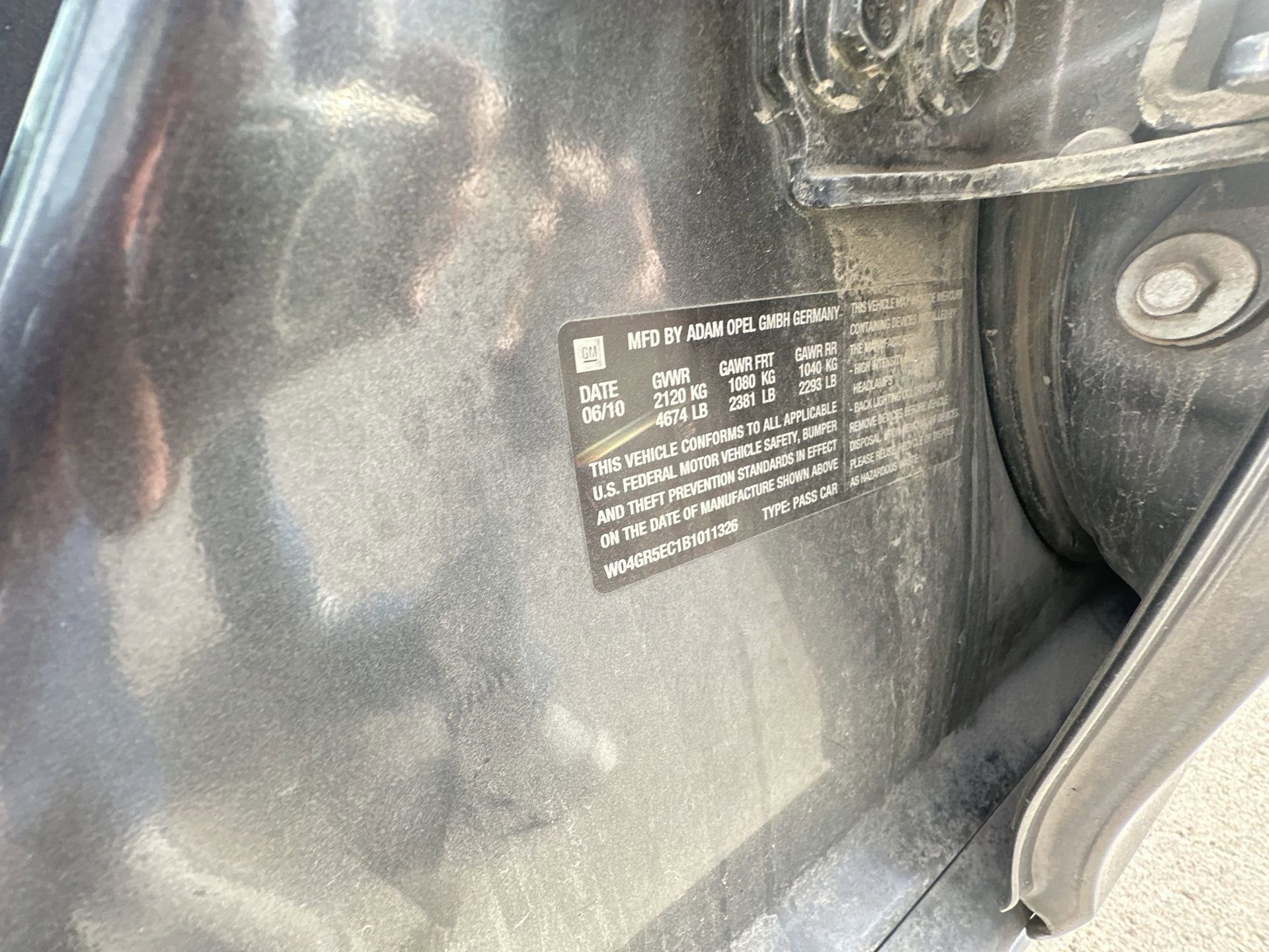 2011 Buick Regal CXL RL3